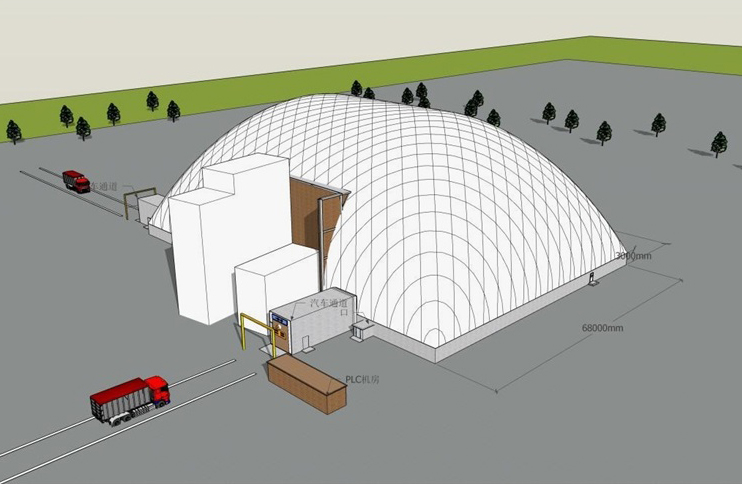 北方铜业股份有限公司铜矿峪矿选矿厂中心柱矿堆密闭工程（在建）